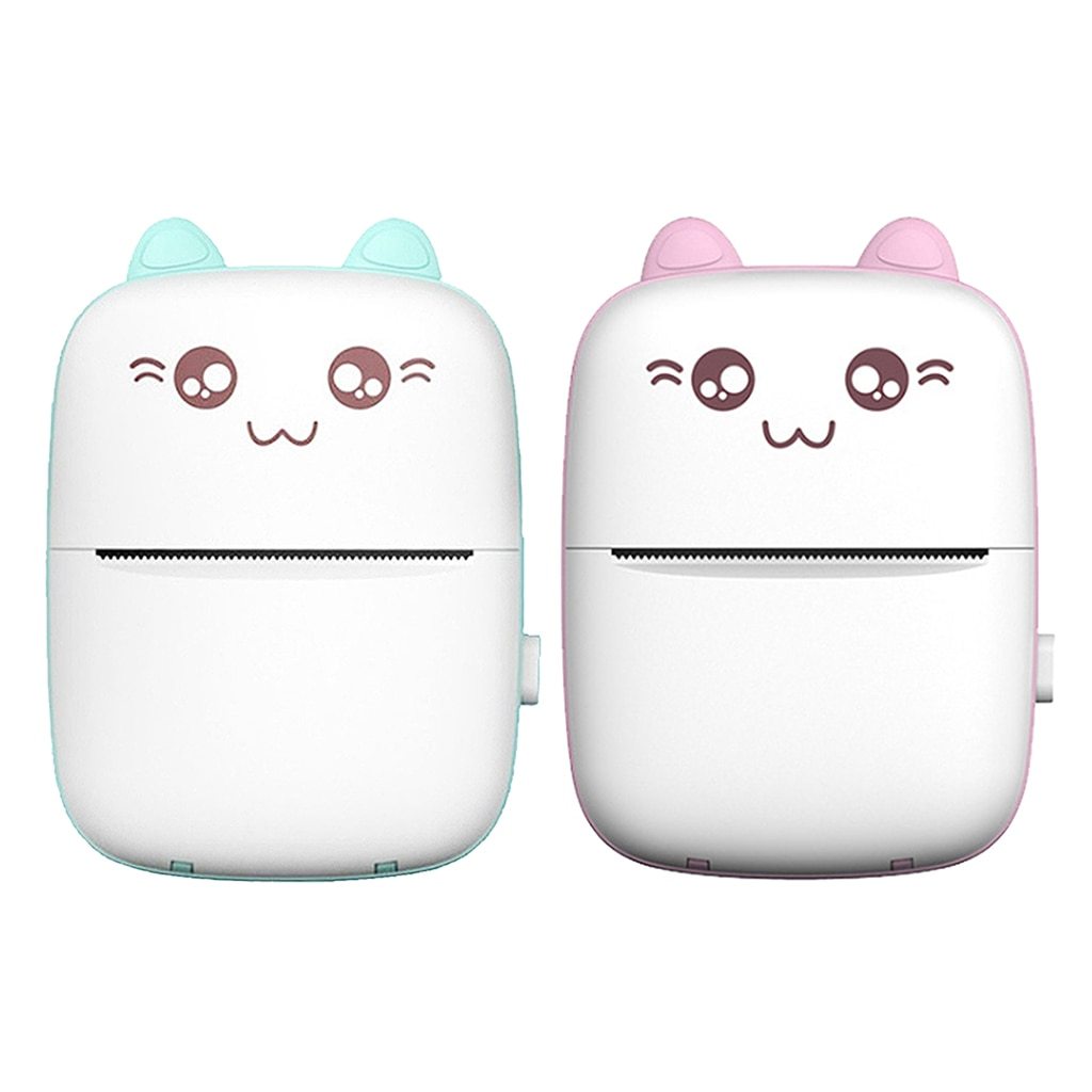 Mini Printer Portable Mini Bluetooth WiFi New Wrong Printer Mobile Phone Photo Title Note Hot Print Pocket Student Error Label Printer - NOMAN STORE LLC