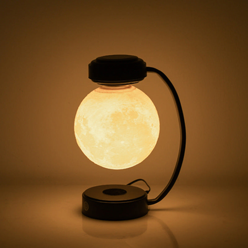3D LED Moon Night Light Wireless Magnetic Levitating Rotating Floating Ball Lamp For School Office Bookshop Home Decoration - NOMAN STORE LLC