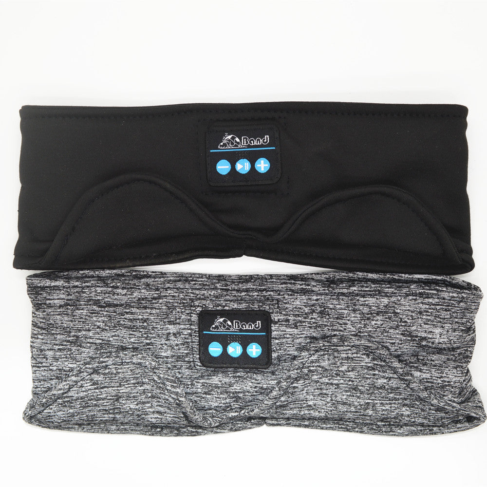 Headscarf Eye Mask Dual-use Music Headset Bluetooth Hair Band Sleeping - NOMAN STORE LLC