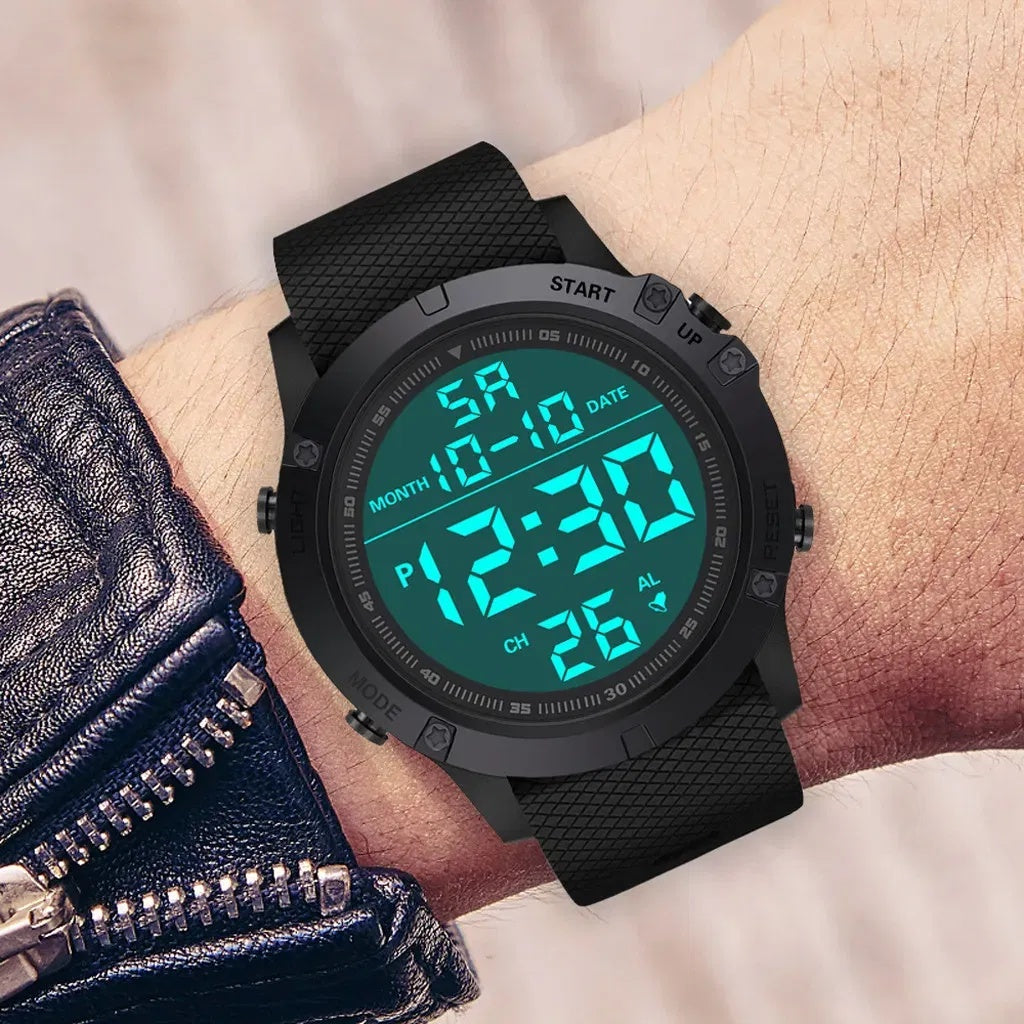 Waterproof Digital Sports Watch Military Tactical LED Backlight Wristwatch Men - NOMAN STORE LLC