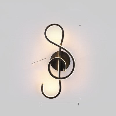 led wall lamp nordic minimalist bedroom bedside lamp - NOMAN STORE LLC