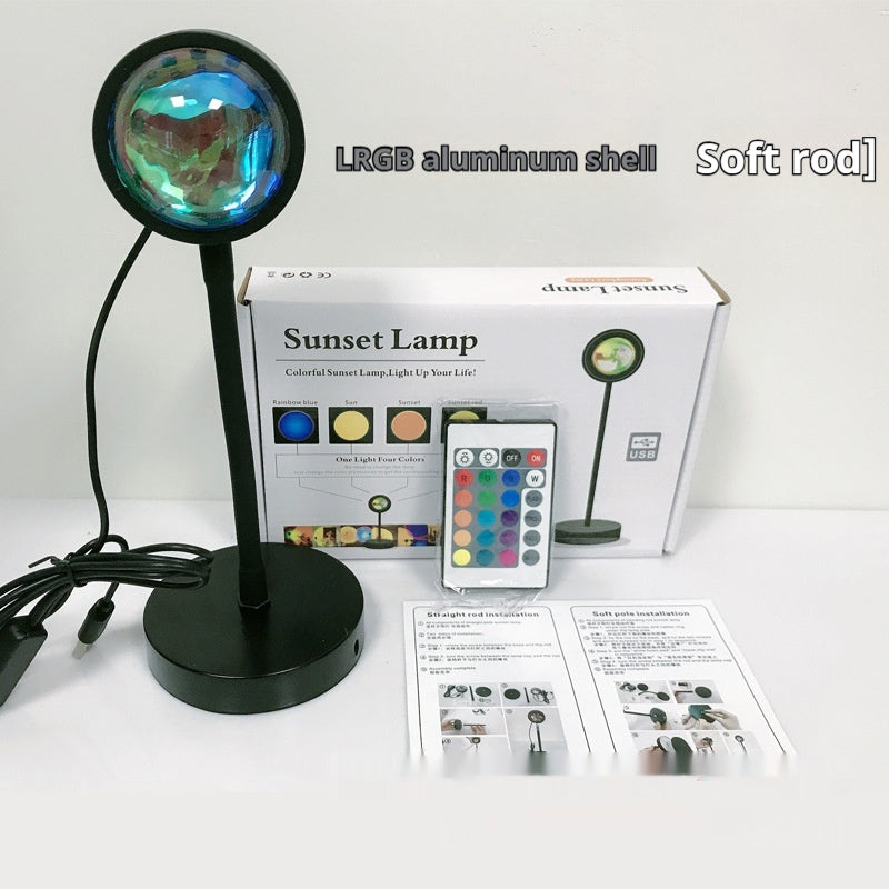 Sunset Projection Lamp Sunset Projector Night Light Wall Decoration Lighting - NOMAN STORE LLC