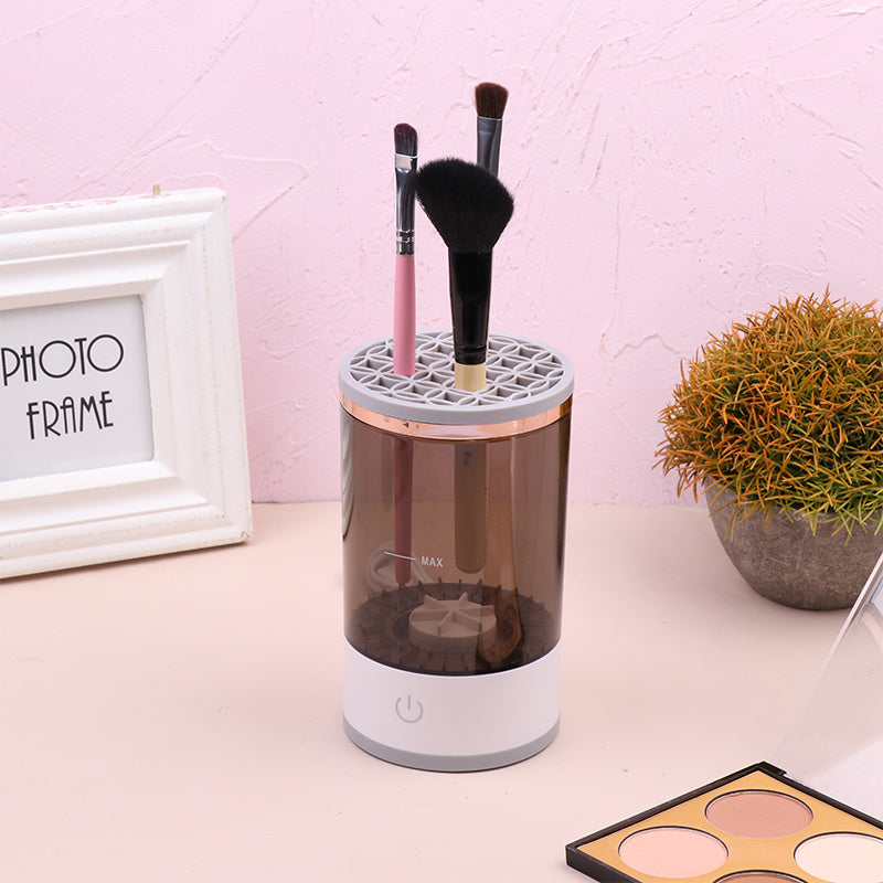 Women Eye Shadow Brush Cleaning Tool Portable Electric Makeup Brush Cleaner Machine With USB Charging Automatic Cosmetic Brush - NOMAN STORE LLC