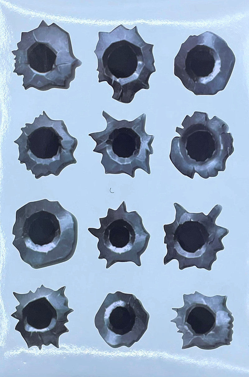 Simulation Bullet Hole Car Sticker, Car Bullet Hole Crack Car Sticker - NOMAN STORE LLC