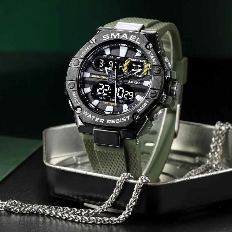 Digital Alloy Electronic Watch Men - NOMAN STORE LLC