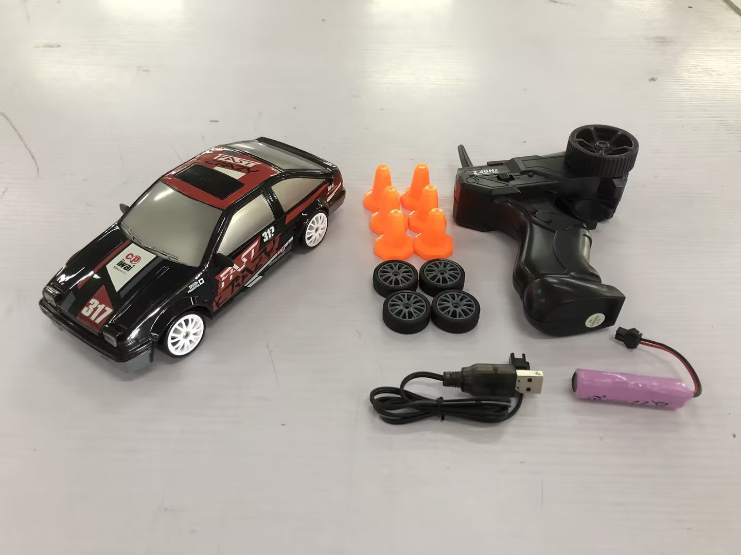 Car 4WD RC Drift Car Toy Remote Control GTR Model AE86 Vehicle Car RC Racing Car Toy For Children Christmas Gifts - NOMAN STORE LLC