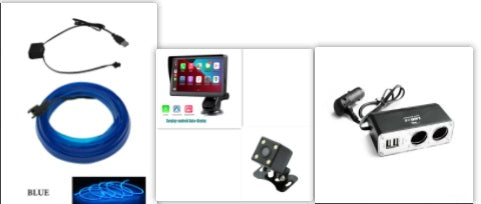 7 IPS Car Smart Screen Wireless Carplay Auto Mobile Phone Projection Screen Navigation - NOMAN STORE LLC