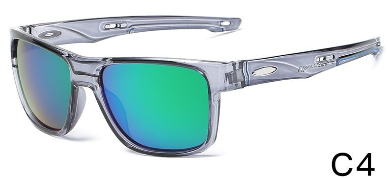 Fashion Large Rim One-piece Sports Sunglasses - NOMAN STORE LLC