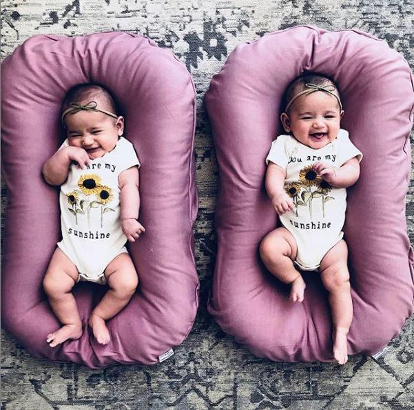 Baby Nest Bed Crib Newborn Baby Nest Cot Cribs Infant Portable Cotton Crib Travel Cradle Cushion - NOMAN STORE LLC