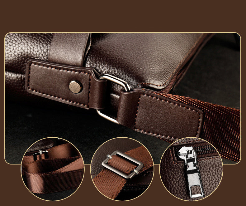 Fashion PU Leather Men Messenger Bags - NOMAN STORE LLC