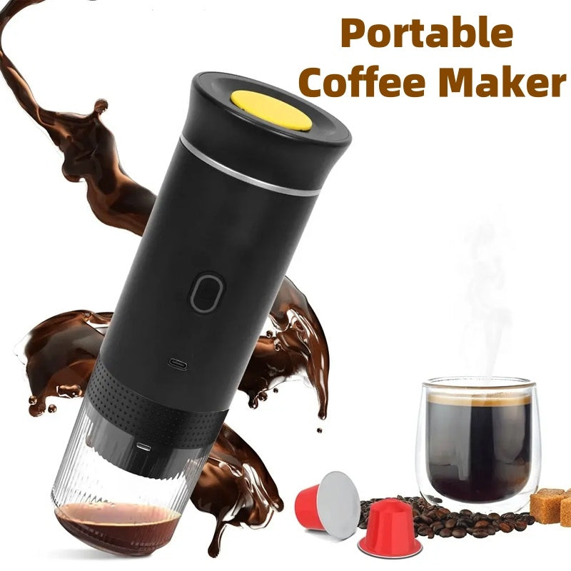 Electric Grinder Coffee Travel Handy 3 In1 Espresso Portable Coffee Espresso Maker Machine Cafe Portable Capsule Coffee Machine Kitchen Gadgets - NOMAN STORE LLC