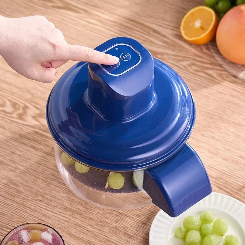 Automatic Electric Grape Peeler Electric Rechargeable Fruit Peeling Machine Hands-Free Skin Remover Home Kitchen Supplies Kitchen Gadgets - Noman Store LLC