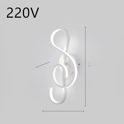 led wall lamp nordic minimalist bedroom bedside lamp - NOMAN STORE LLC