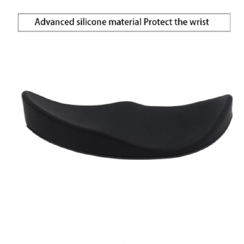 Ergonomic Mouse Wrist Rest Mouse Pads Silicon Gel Non-Slip Streamline Wrist Rest Support Mat Computer Mouse Pad For Office Gaming PC Accessories - NOMAN STORE LLC