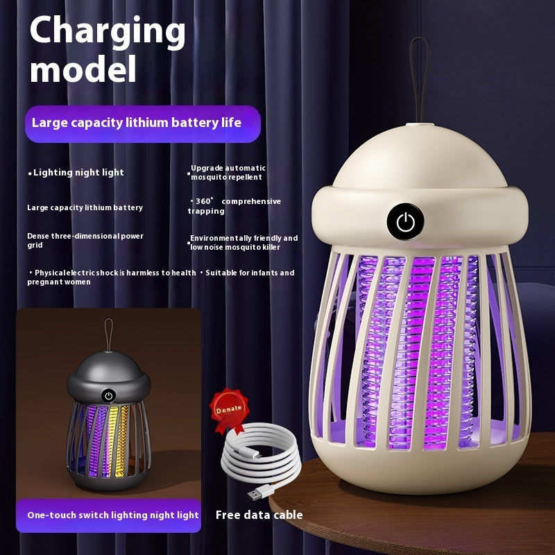 Mosquito Killer Lamp Insect Repellent Radiation Less Mute Electric Insect Trap Usb Charging Outdoor Mosquito Killer Repellent - NOMAN STORE LLC