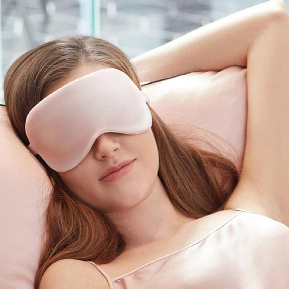 Eye Patch Imitated Silk Eye Patch Shading Sleeping Eye Mask Travel Relax Covers Eye Shade Health Sleeping Shield Eye Care Tools - NOMAN STORE LLC