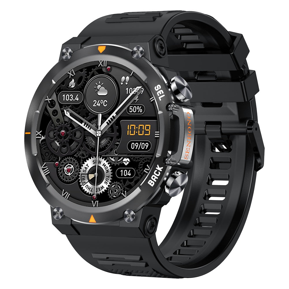 MAX18 Men Smartwatch AMOLED1.43inch Big Screen BT Calls Gesture Control AI Voice Sports Smart Watch Men - NOMAN STORE LLC