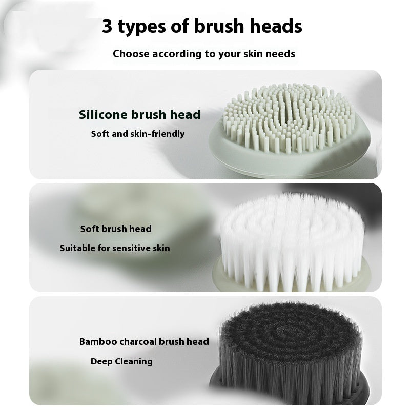 Electric Cleaner Facial Face Washing Silicone Beauty Instrument - NOMAN STORE LLC