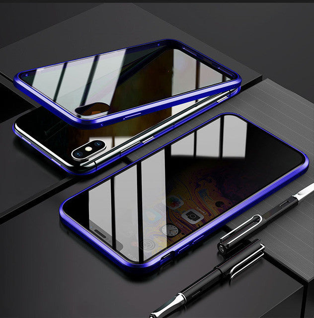 Phone Case Anti-peep Magnetic Protective Shell Magnetic Privacy Glass Case For Phone - NOMAN STORE LLC