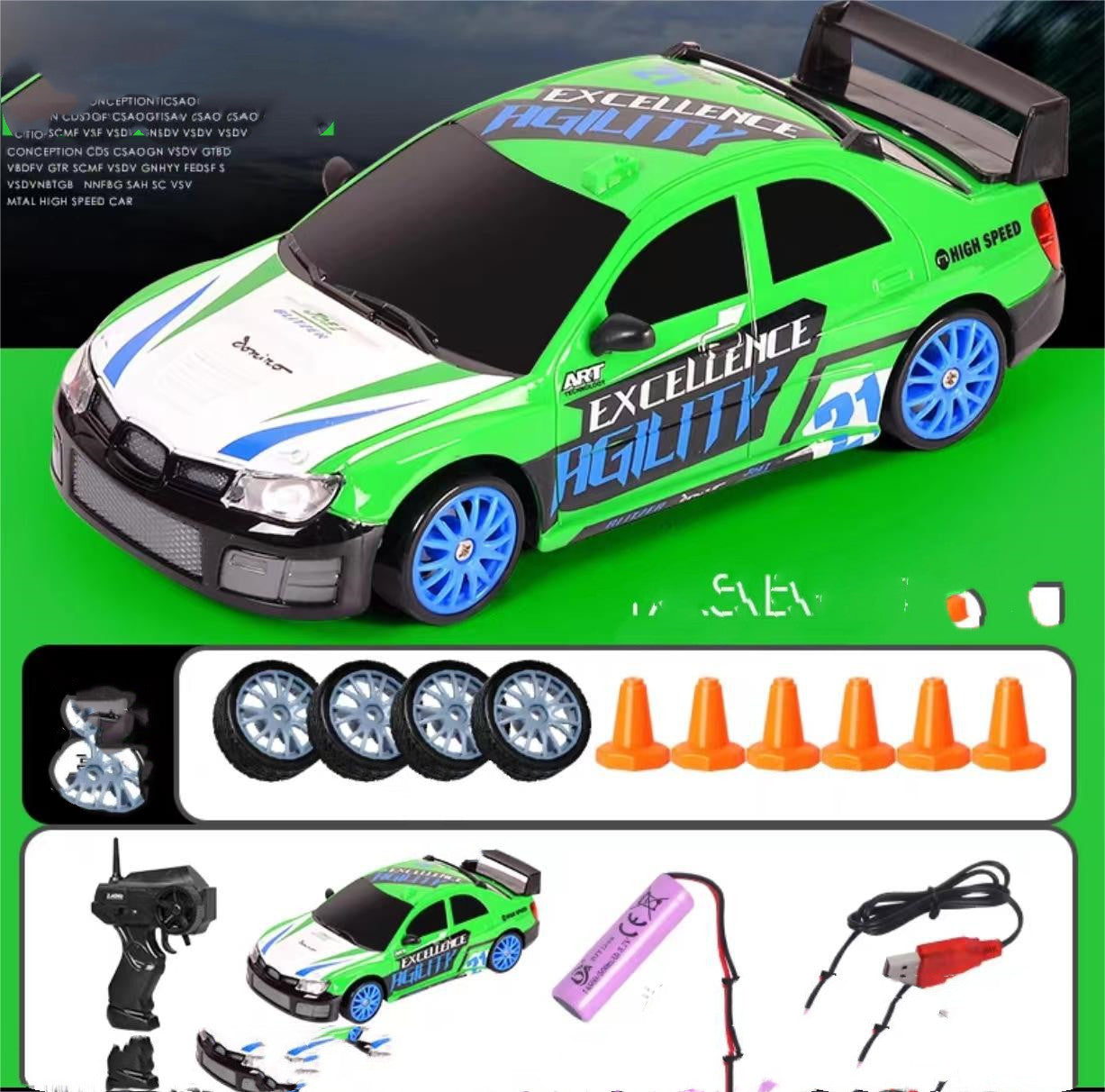 Car 4WD RC Drift Car Toy Remote Control GTR Model AE86 Vehicle Car RC Racing Car Toy For Children Christmas Gifts - NOMAN STORE LLC