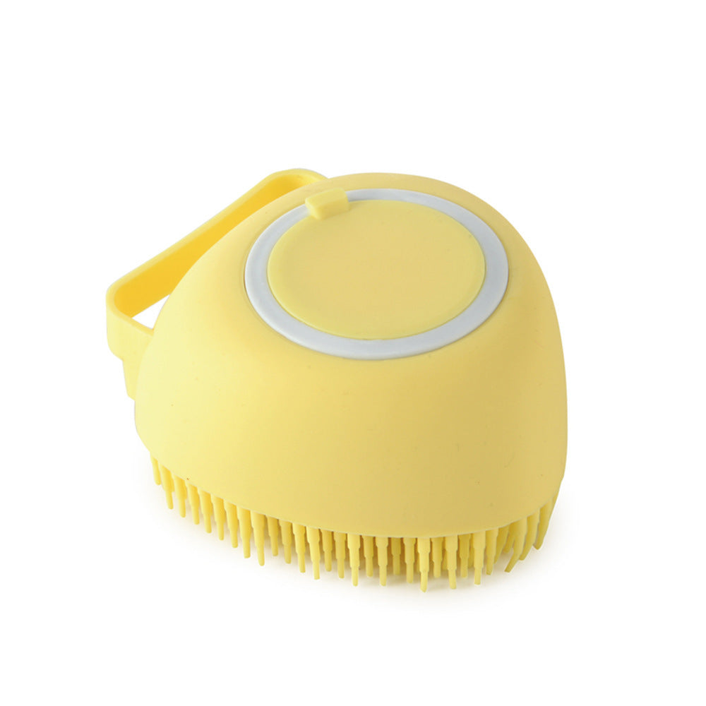 Silicone Dog Bath Massage Gloves Brush Pet Cat Bathroom Cleaning Tool Comb Brush For Dog Can Pour Shampoo Dog Grooming Supplies - NOMAN STORE LLC