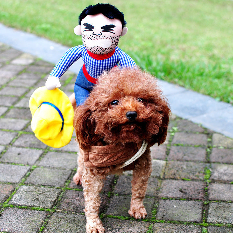 Halloween Pet Costume Pet Dog Funny Clothes Adjustable Dog Cosplay Costume Scary Costume Party Gatherings - NOMAN STORE LLC