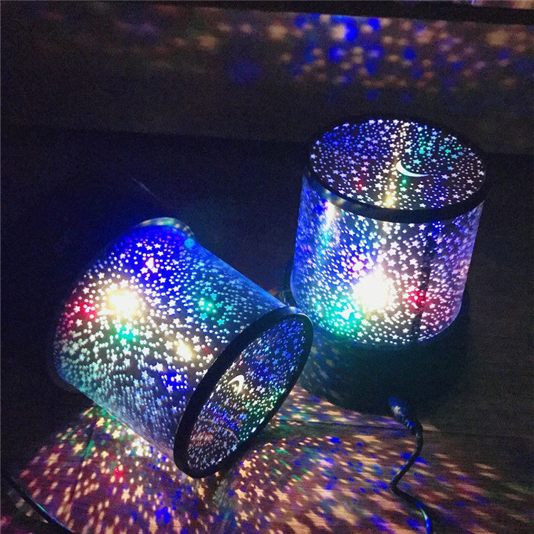 LED Night Light Projector Lamp Colorful Star Light (Random Color) - NOMAN STORE LLC