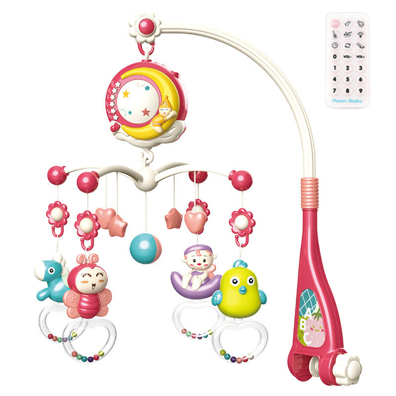 Baby Rattles Crib Mobiles Toy Holder Rotating Mobile Bed Bell Musical Box Projection Newborn Infant Baby Boy Toys - NOMAN STORE LLC