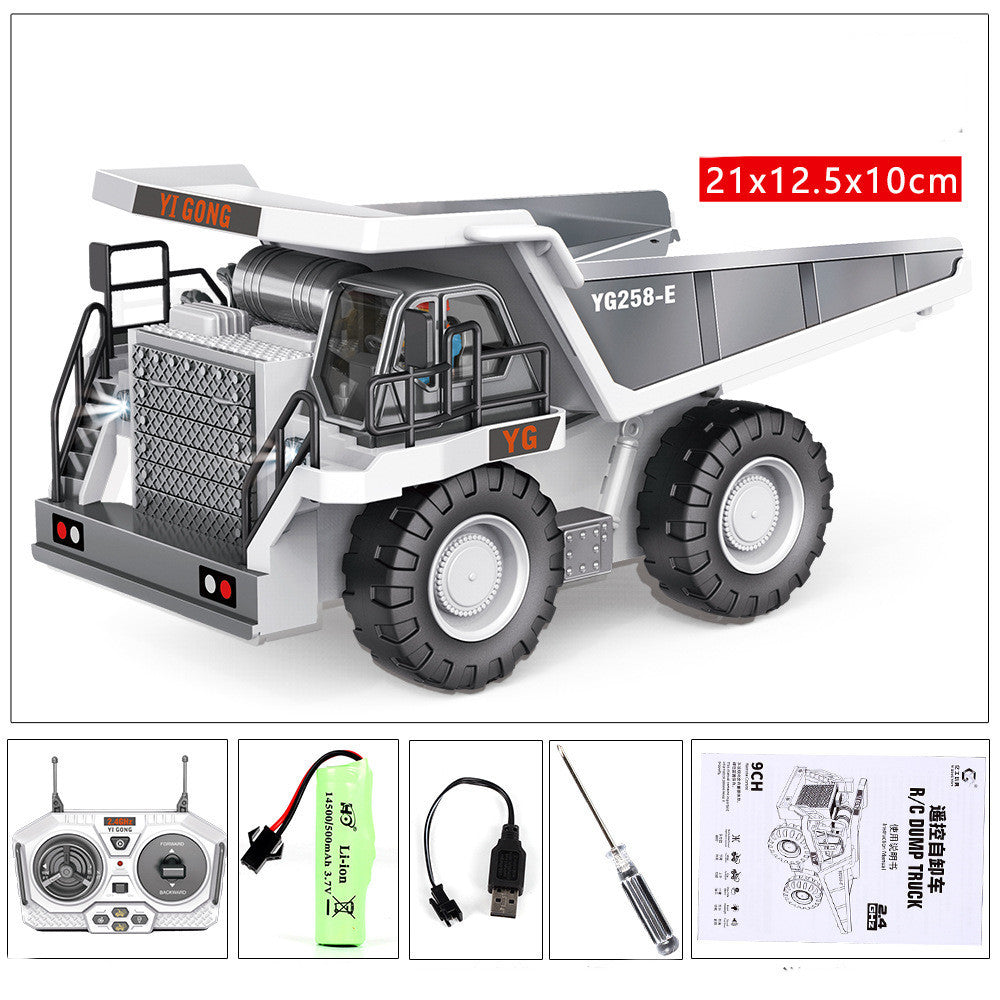 Children's Simple Alloy Charging Excavator Toy Car - NOMAN STORE LLC