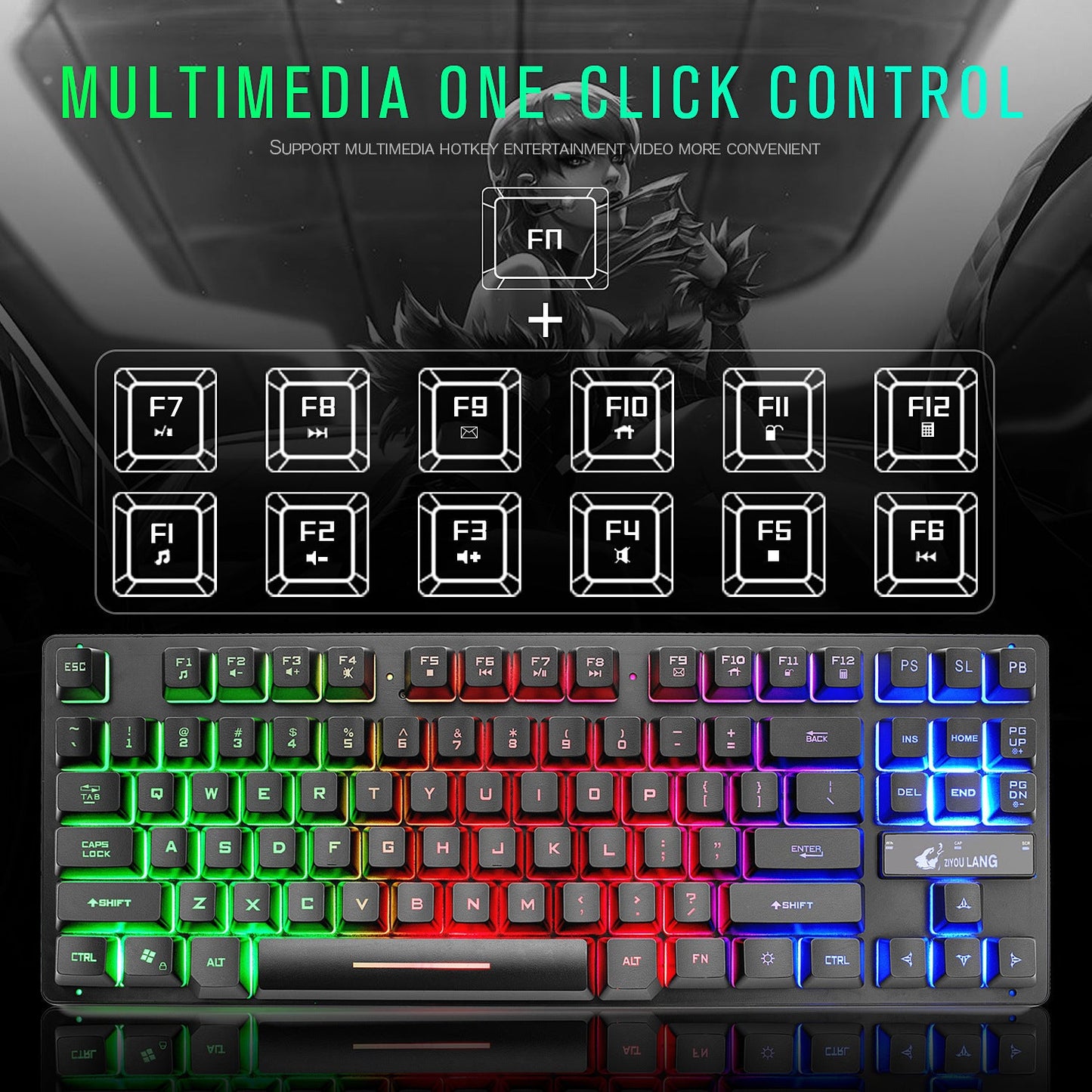 Electronic Games Mechanical Keyboard Notebook Keyboard - NOMAN STORE LLC