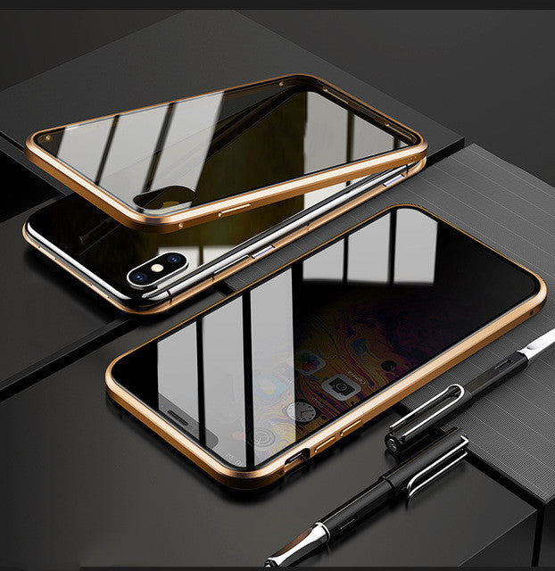Phone Case Anti-peep Magnetic Protective Shell Magnetic Privacy Glass Case For Phone - NOMAN STORE LLC