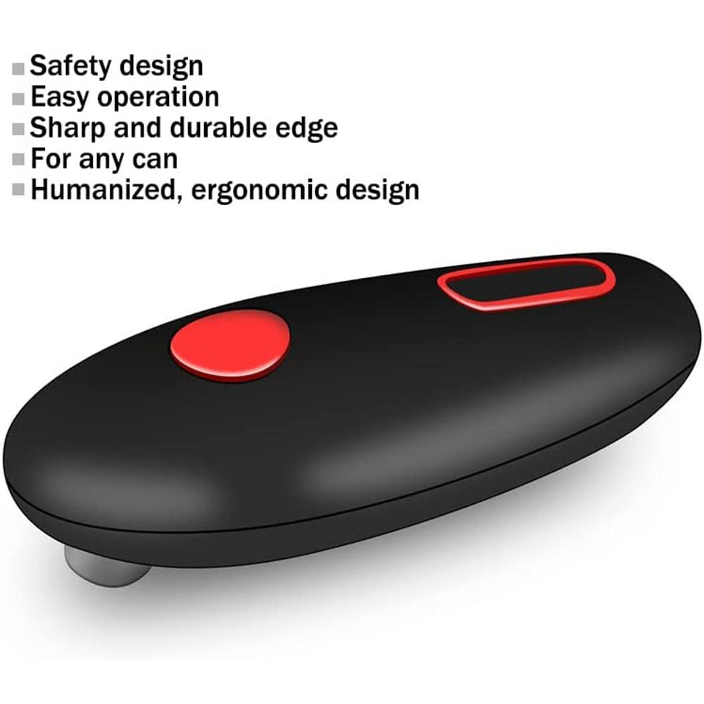 Electric Can Opener Automatic Jar Bottle Can Machine One Touch Portable Kitchen Hand Free Opening Opener Tool Gadgets - NOMAN STORE LLC