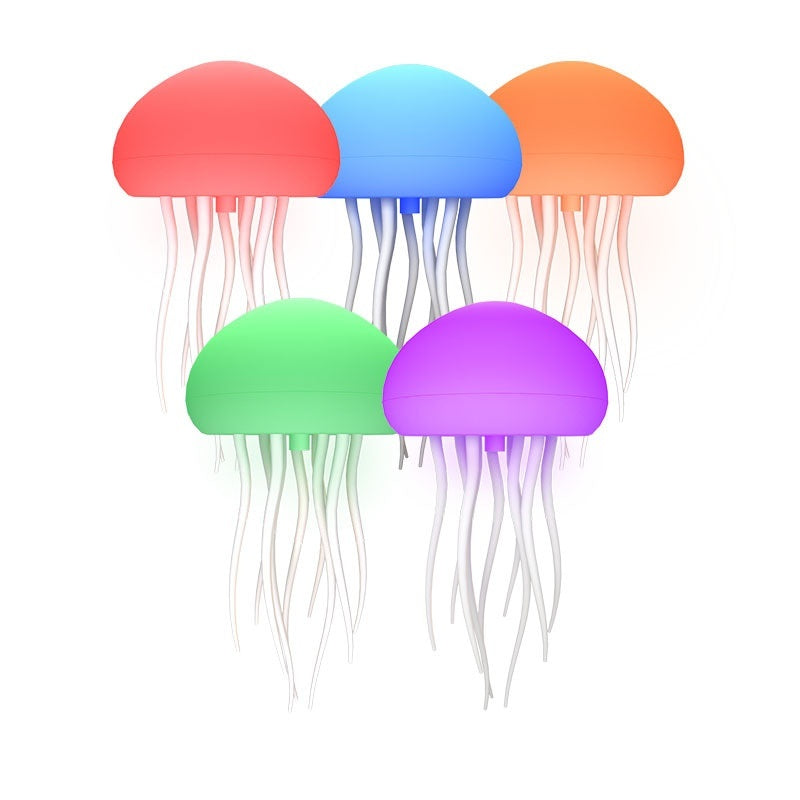 Jellyfish Mood Lamp LED Jellyfish Night Light Portable Jellyfish Lamp Jellyfish Decorations Smart Table Lamp For Bedside Desk - NOMAN STORE LLC