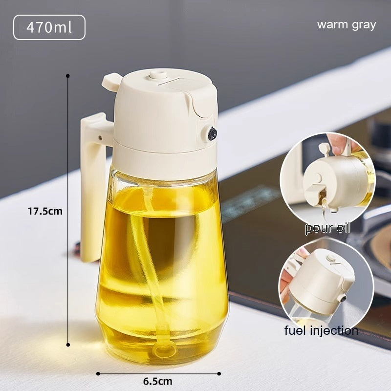 Perfect for Cooking, BBQ, Salad & Air Fryer. 2-in-1 design – Use it for Olive Oil, Vinegar, Soy Sauce & More! - NOMAN STORE LLC