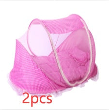 Foldable Baby Bed Net With Pillow Net 2pieces Set - NOMAN STORE LLC