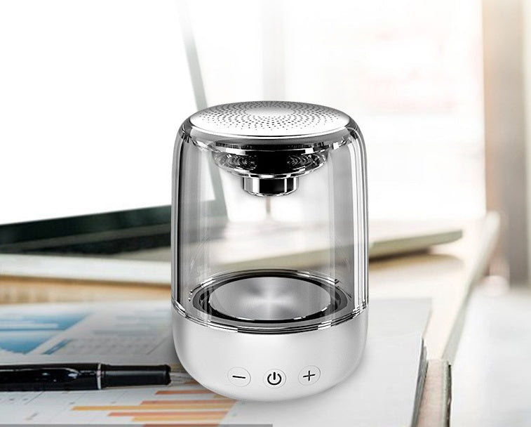 Portable Speakers Bluetooth Column Wireless Bluetooth Speaker Powerful Bass Radio with Variable Color LED Light - NOMAN STORE LLC