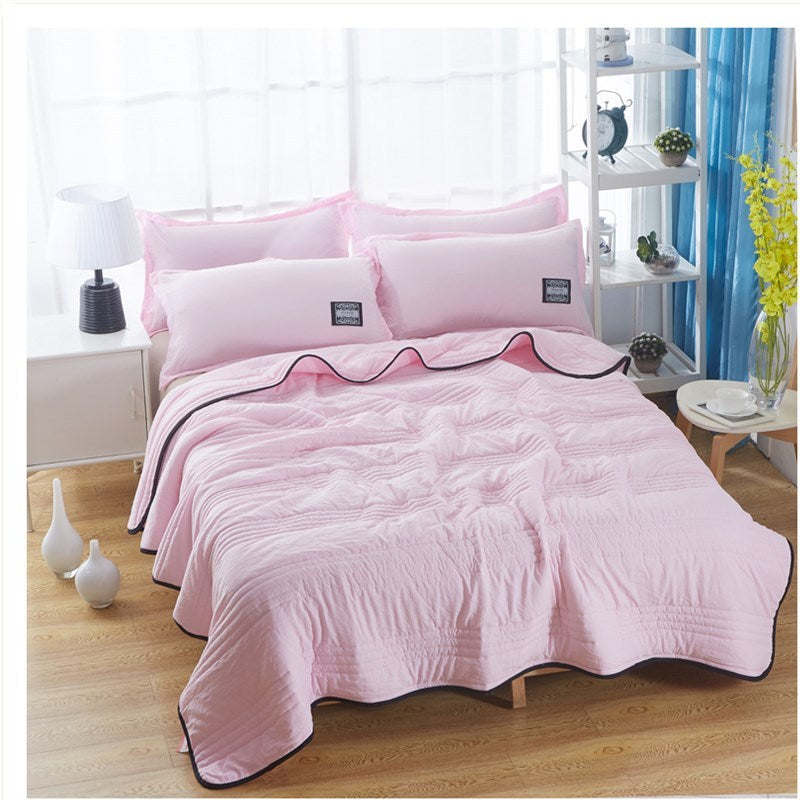 Cooling Blankets Pure Color Summer Quilt Plain Summer Cool Quilt Compressible Air-conditioning Quilt Quilt Blanket - NOMAN STORE LLC