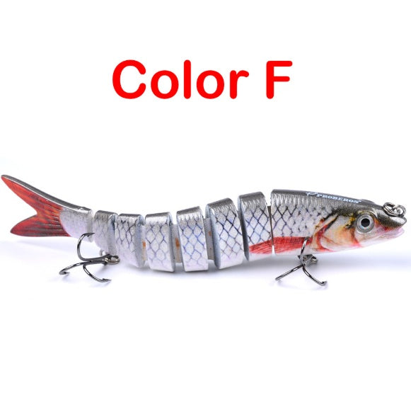 Pike Fishing Lures Artificial Multi Jointed Sections Hard Bait Trolling Pike Carp Fishing Tools - NOMAN STORE LLC