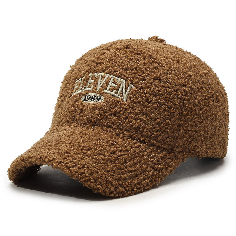 Winter Lambskin Thickened Warm Baseball Cap - NOMAN STORE LLC