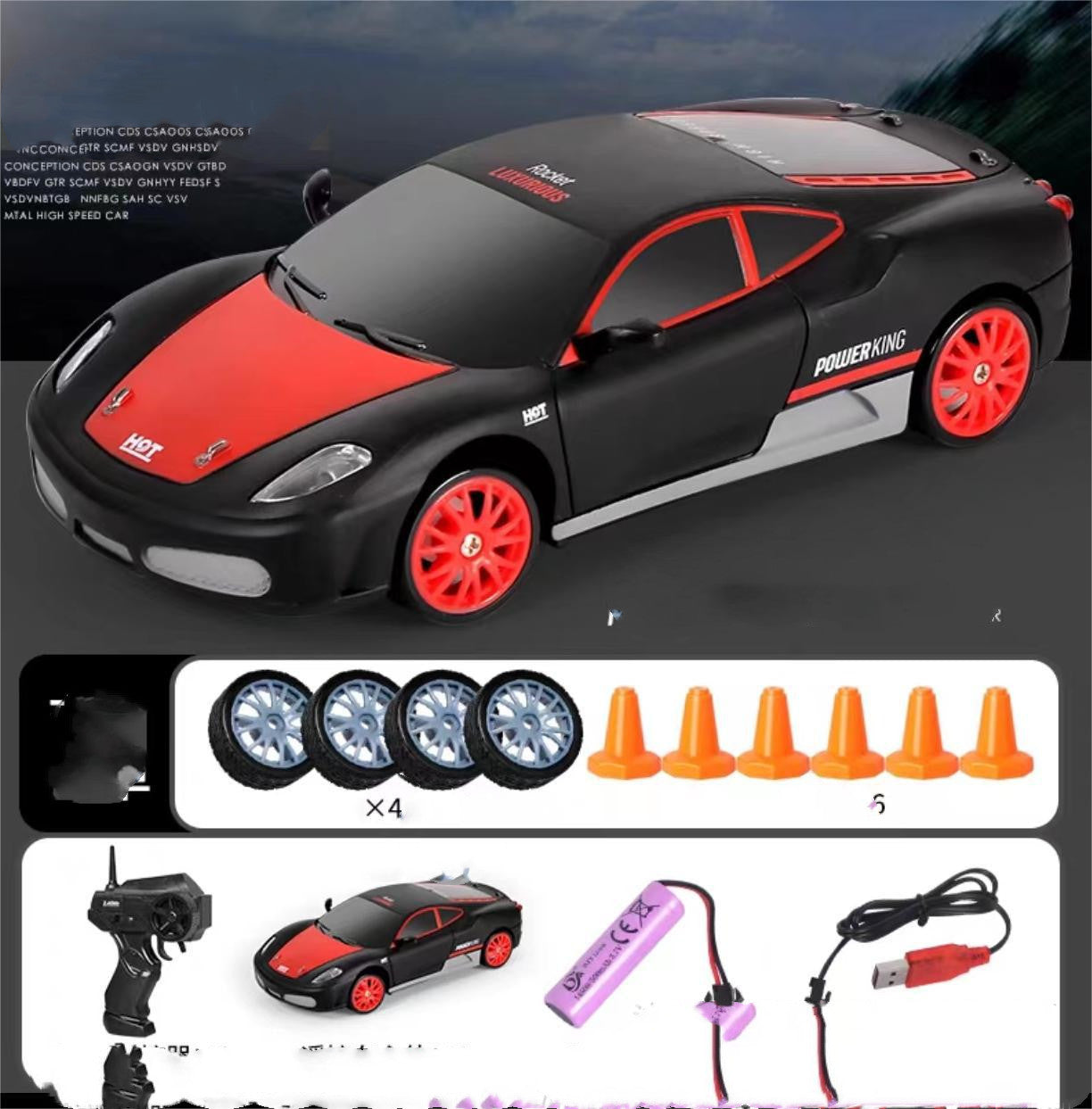 Car 4WD RC Drift Car Toy Remote Control GTR Model AE86 Vehicle Car RC Racing Car Toy For Children Christmas Gifts - NOMAN STORE LLC