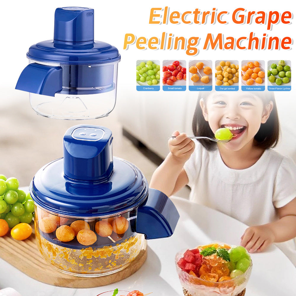 Automatic Electric Grape Peeler Electric Rechargeable Fruit Peeling Machine Hands-Free Skin Remover Home Kitchen Supplies Kitchen Gadgets - NOMAN STORE LLC
