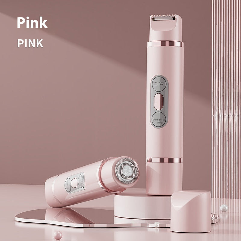 Dual-Head Electric Shaver Painless Women's Epilator Bikini Hair Removal Device Automatic Hair Trimmer Underarm Facial Lips Leg - NOMAN STORE LLC