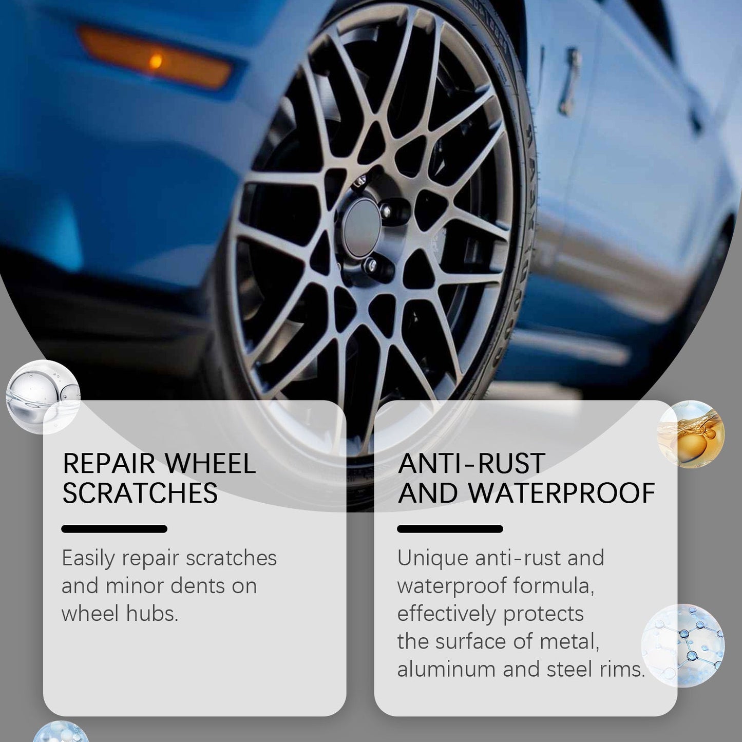 Black Car Wheel Hub Scratches Healing Pen - NOMAN STORE LLC