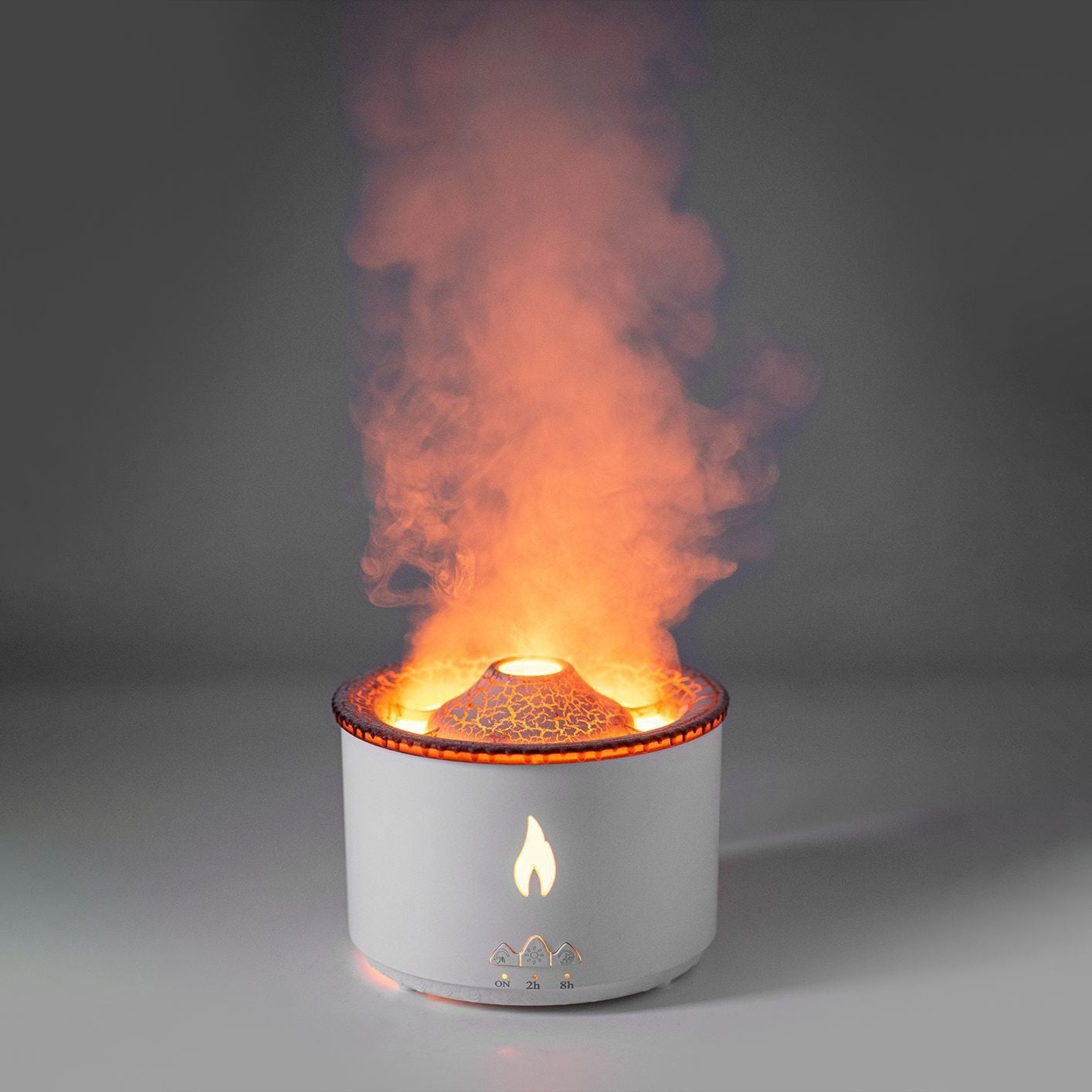 New Creative Ultrasonic Essential Oil Humidifier Volcano Aromatherapy Machine Spray Jellyfish Air Flame Humidifier Diffuser - NOMAN STORE LLC