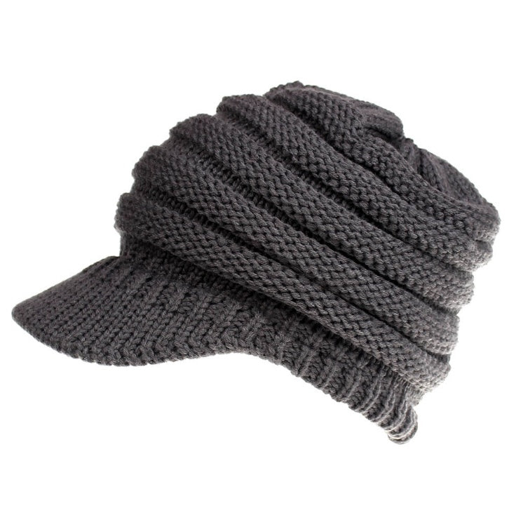 Women Ponytail Beanies Autumn Winter Hats Female Soft Knitting Caps Warm Ladies Skullies - NOMAN STORE LLC
