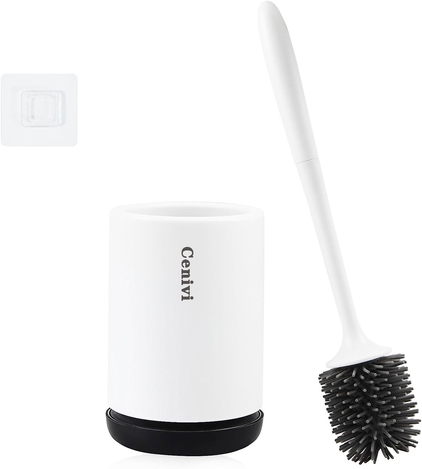 Non-stick Hair Soft Plastic Brush Head Toilet - NOMAN STORE LLC