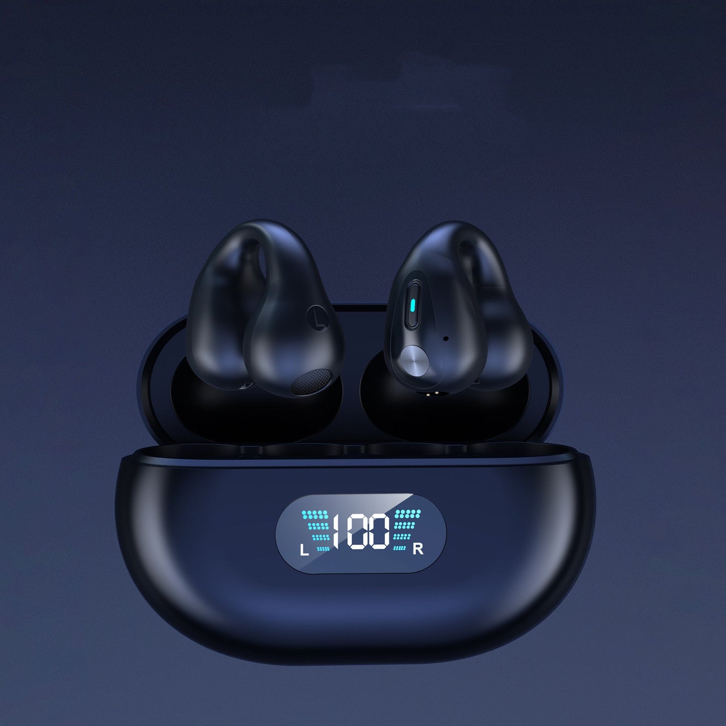 Bone Conduction Headphones TWS Earbuds Ear Clip Bluetooth 5.3 Touch Wireless Earphone In-Ear Bass HIFI Sports Headset - NOMAN STORE LLC