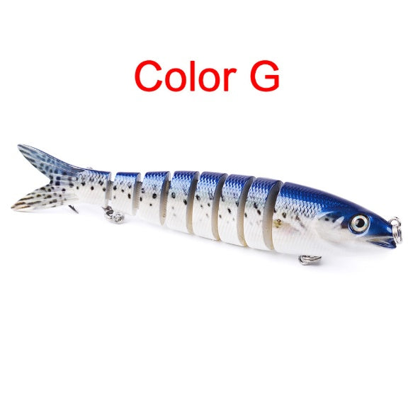 Pike Fishing Lures Artificial Multi Jointed Sections Hard Bait Trolling Pike Carp Fishing Tools - NOMAN STORE LLC