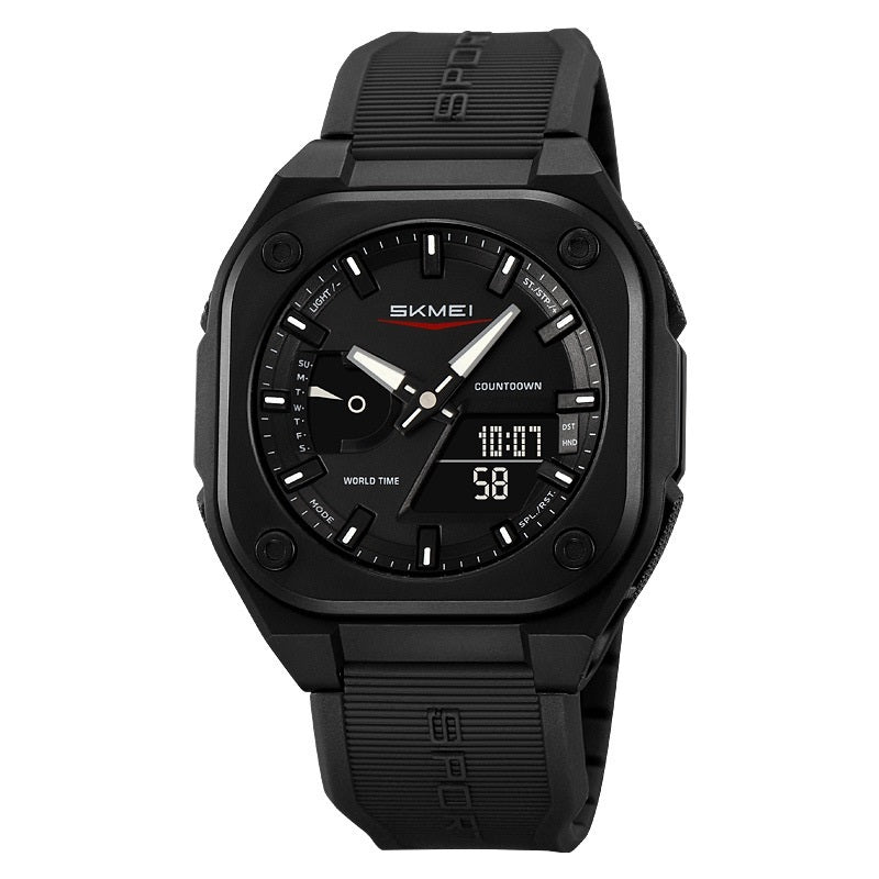 Double Inserts Luminous Waterproof Multifunctional Electronic Watch Outdoor - NOMAN STORE LLC
