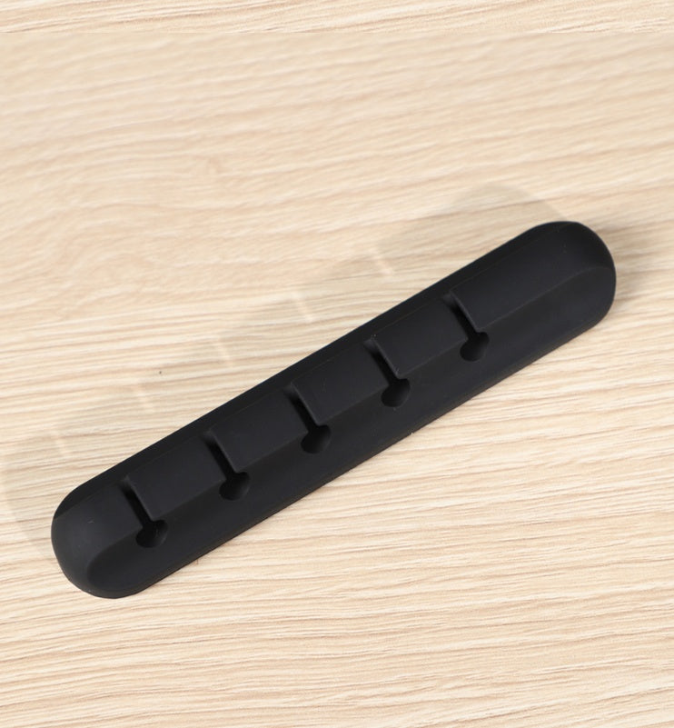 Silicone USB Cable Winder Desktop Cable Organizer Management Multipurpose Clips Cables Protector For Wired Headphones - NOMAN STORE LLC